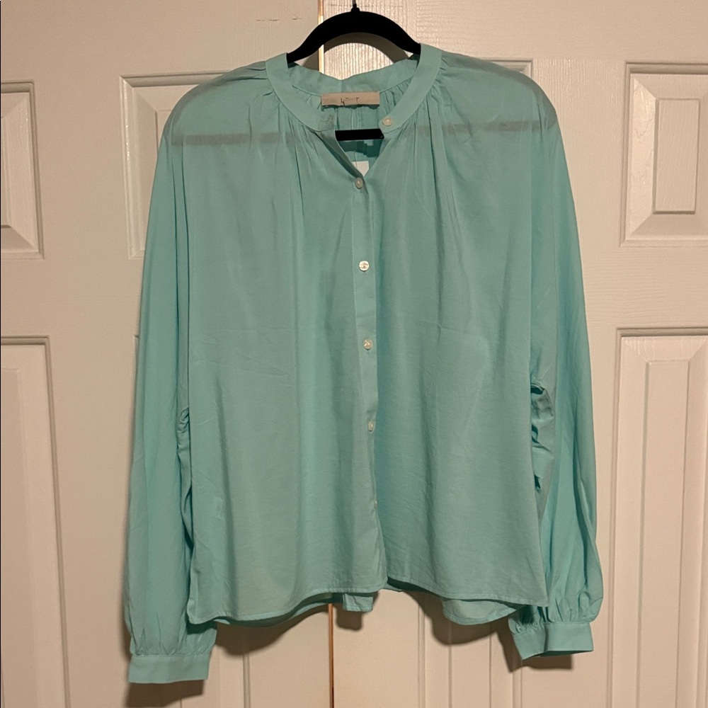 LOFT Light Blue Women's Blouse